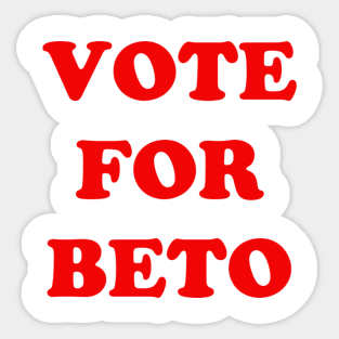 Vote for Beto Sticker